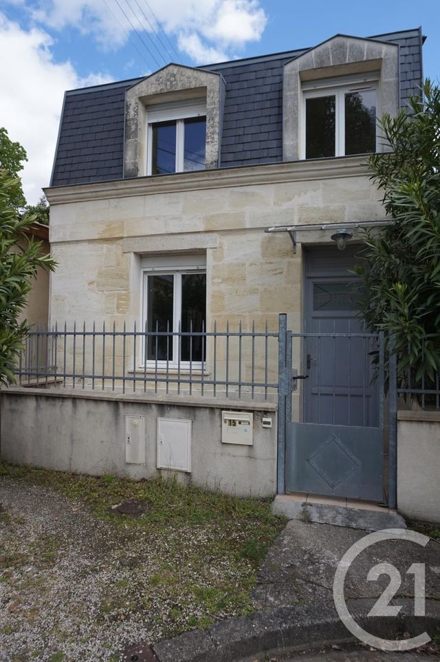 maison à louer - 3 pièces - 51.26 m2 - BORDEAUX - 33 - AQUITAINE - Century 21 Kadima